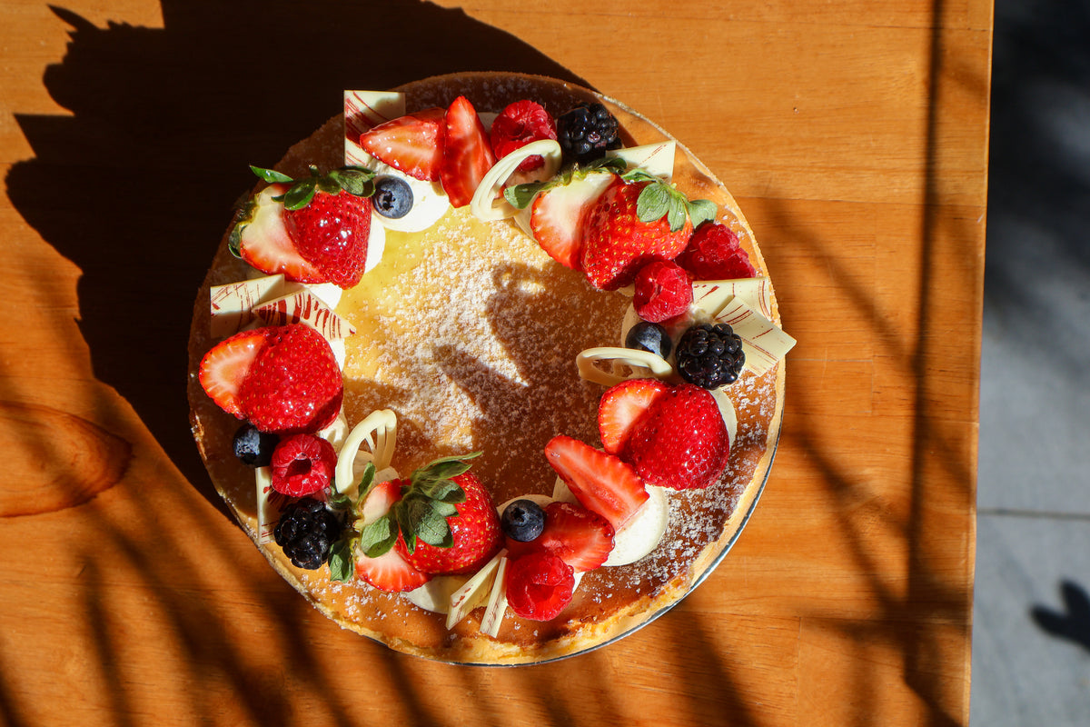 Baked Vanilla Cheesecake (GF)