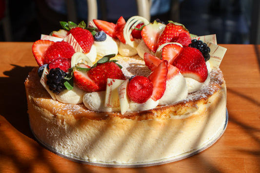 Baked Vanilla Cheesecake (GF)